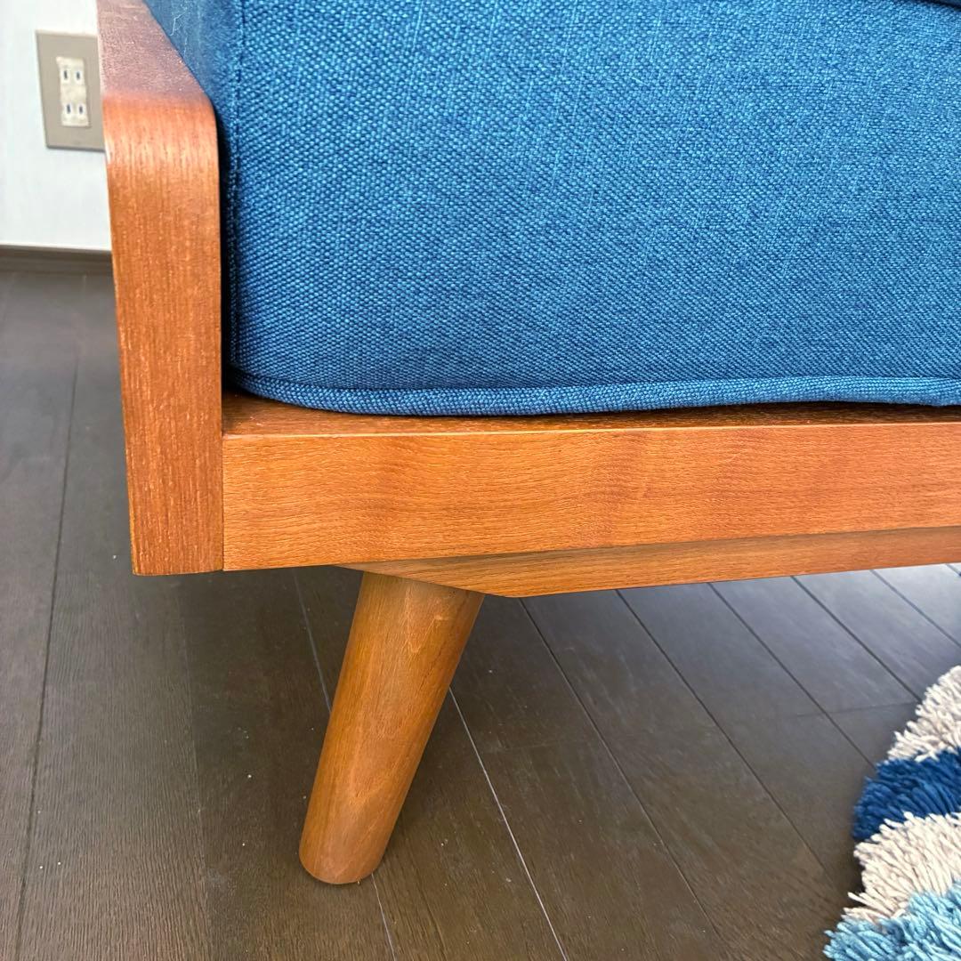 美品unico ALBERO3シーターウニコアルベロネイビーブルー