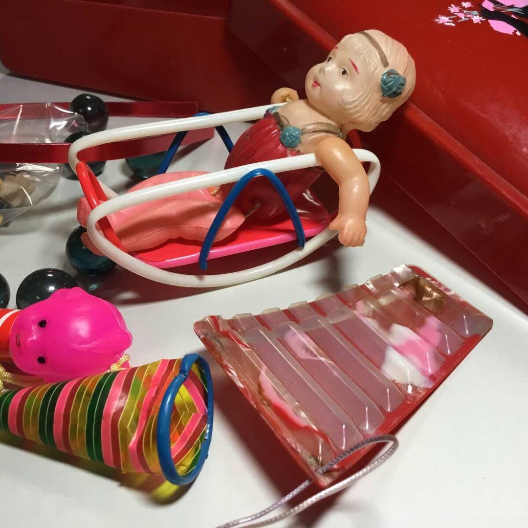 ヴィンテージ◆駄菓子屋セット①◆セルロイド人形 アンティーク 昭和レトロ