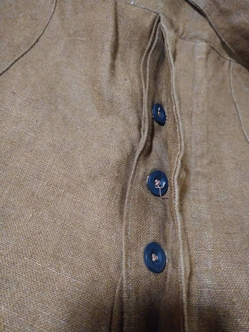 【激レア】フレンチ ヴィンテージ ブラウンヘンプ オーバーオール