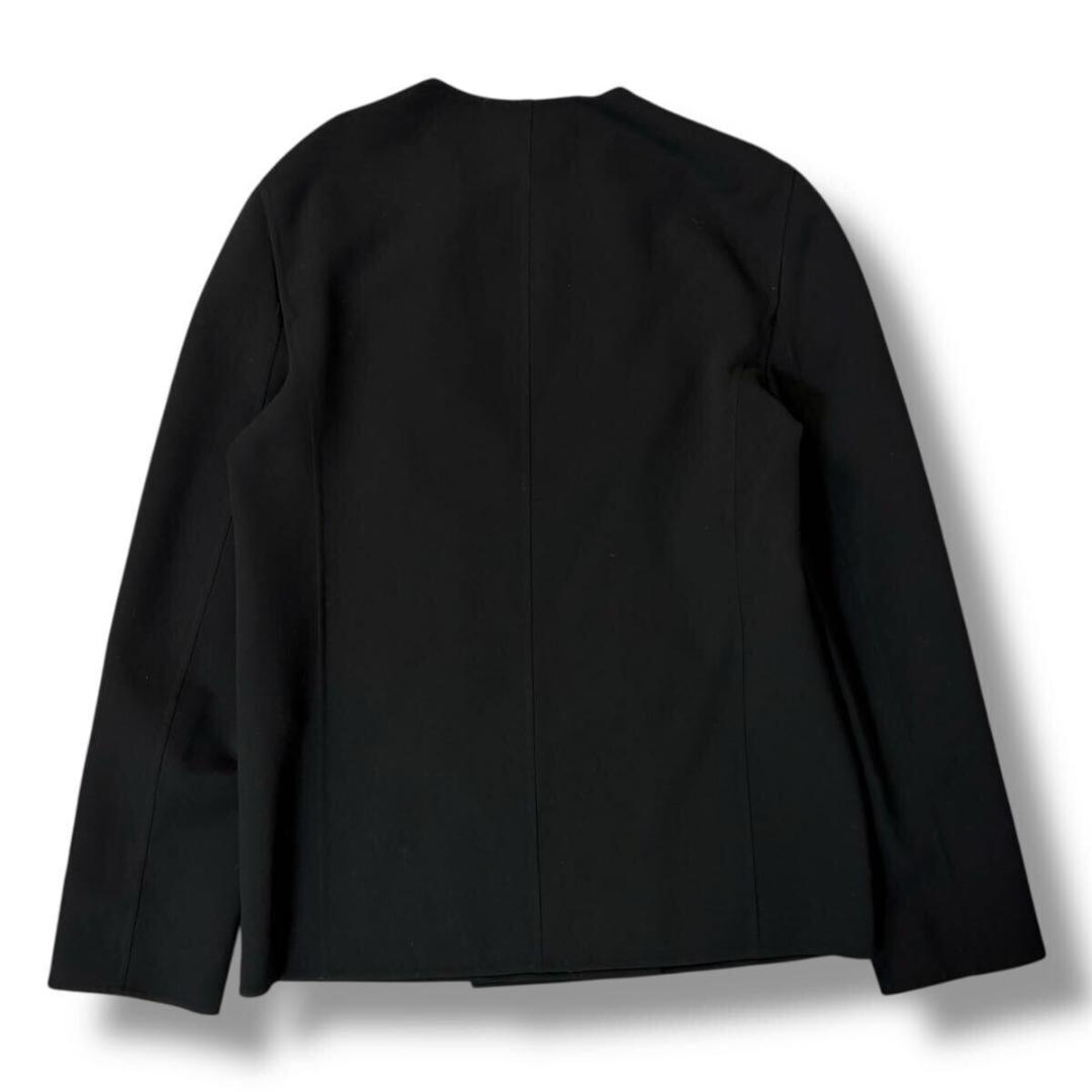 【美品】CELINE ウール ノーカラー ジャケット 38フランス製