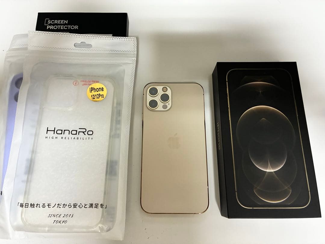美品 Apple iPhone 12 Pro ゴールド 本体 128gb 86%