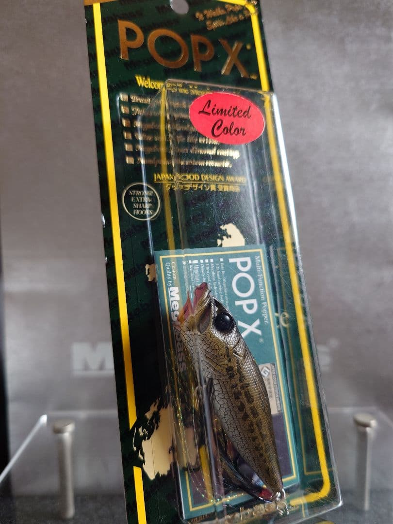 メガバス ito ポップX 限定 SP-C カロッツェリア雷魚 新品未開封