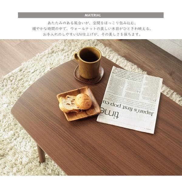 北欧デザイン木製折りたたみテーブル [2021]