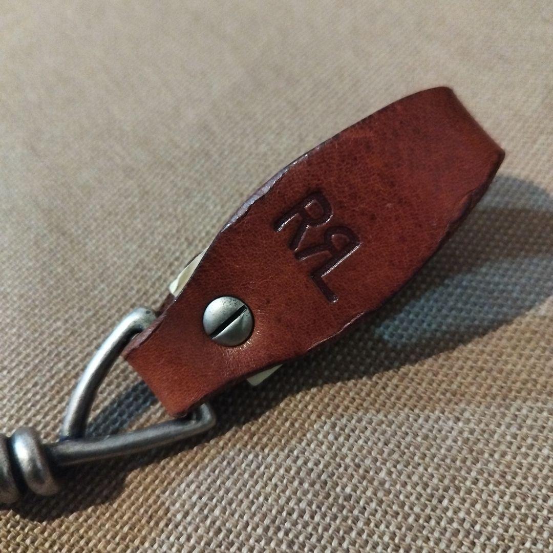 【新品·未使用】RRL レザー キー フォブ
