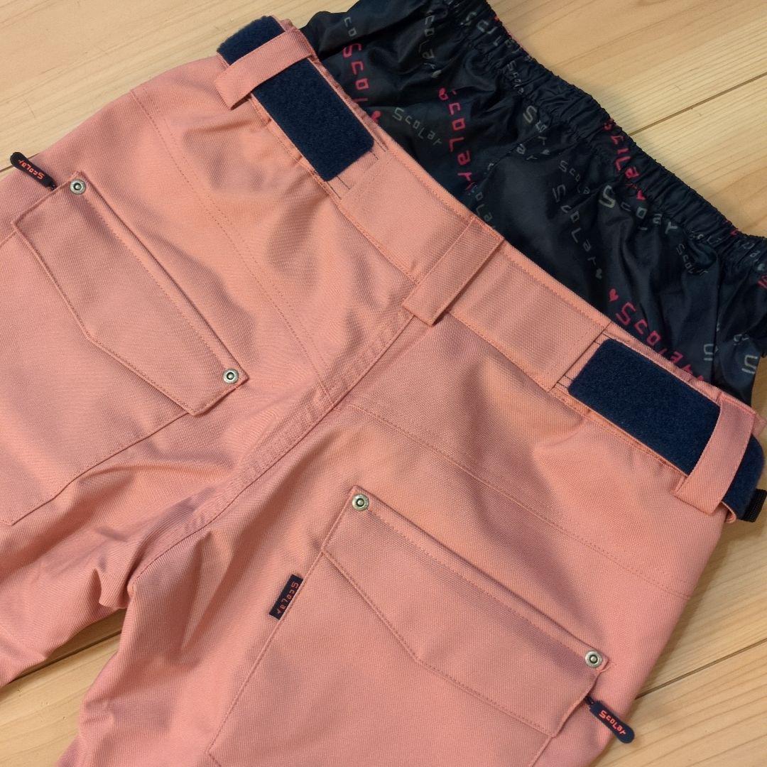 極美品！　スカラー　スノーウェア　上下セット　花柄　上L下S　スノーボード