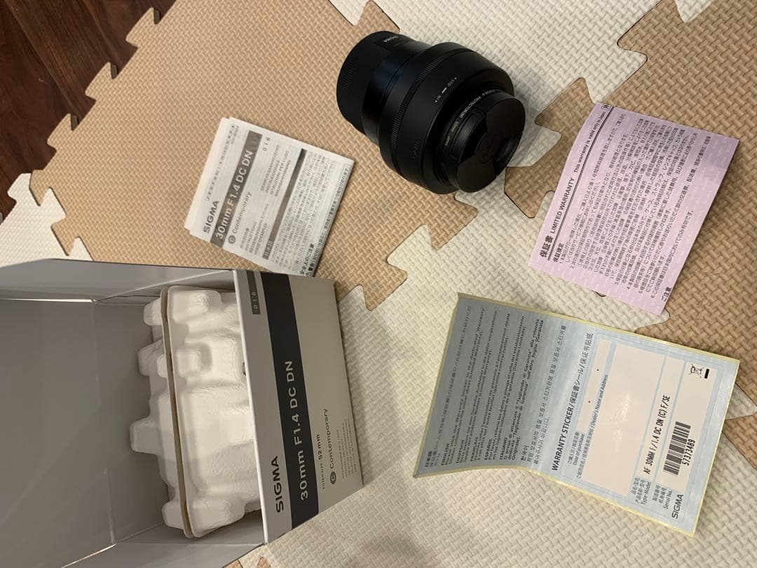 SIGMA 30mm F1.4 DC DN レンズ　SONY E-mount