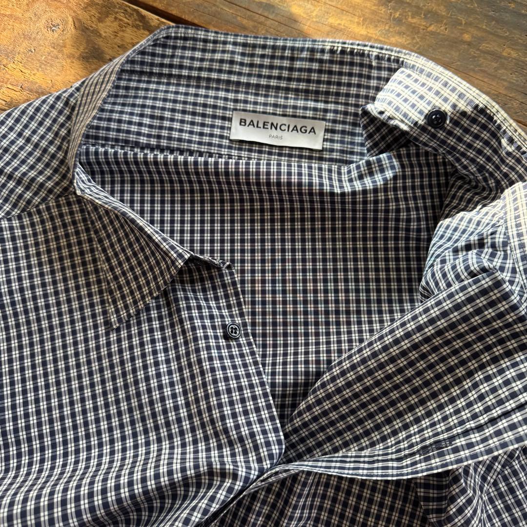 BALENCIAGA バレンシアガ　オーバーサイズシャツ ブラウス レディース
