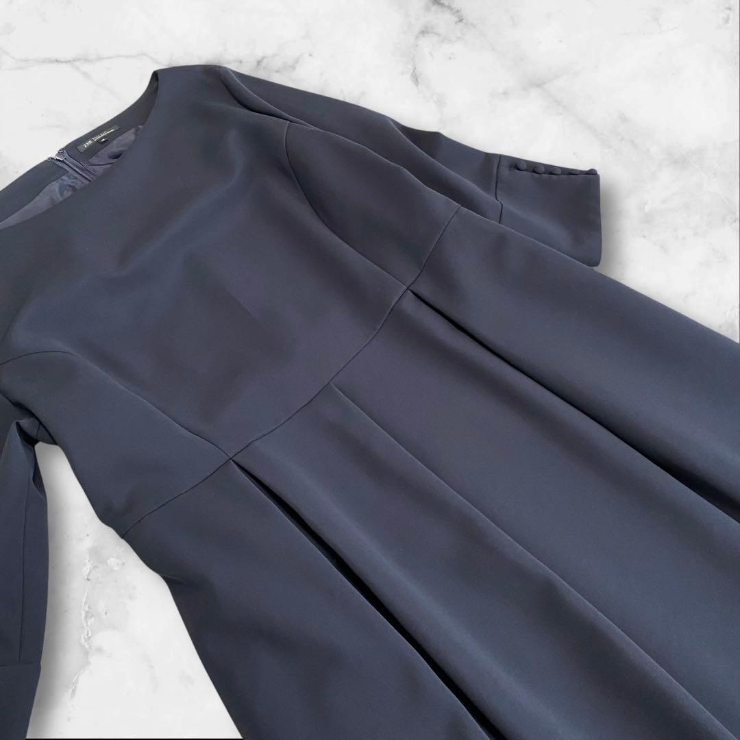 23区　VERYコラボ　クラッシータックワンピース　濃紺　大きいサイズ　50