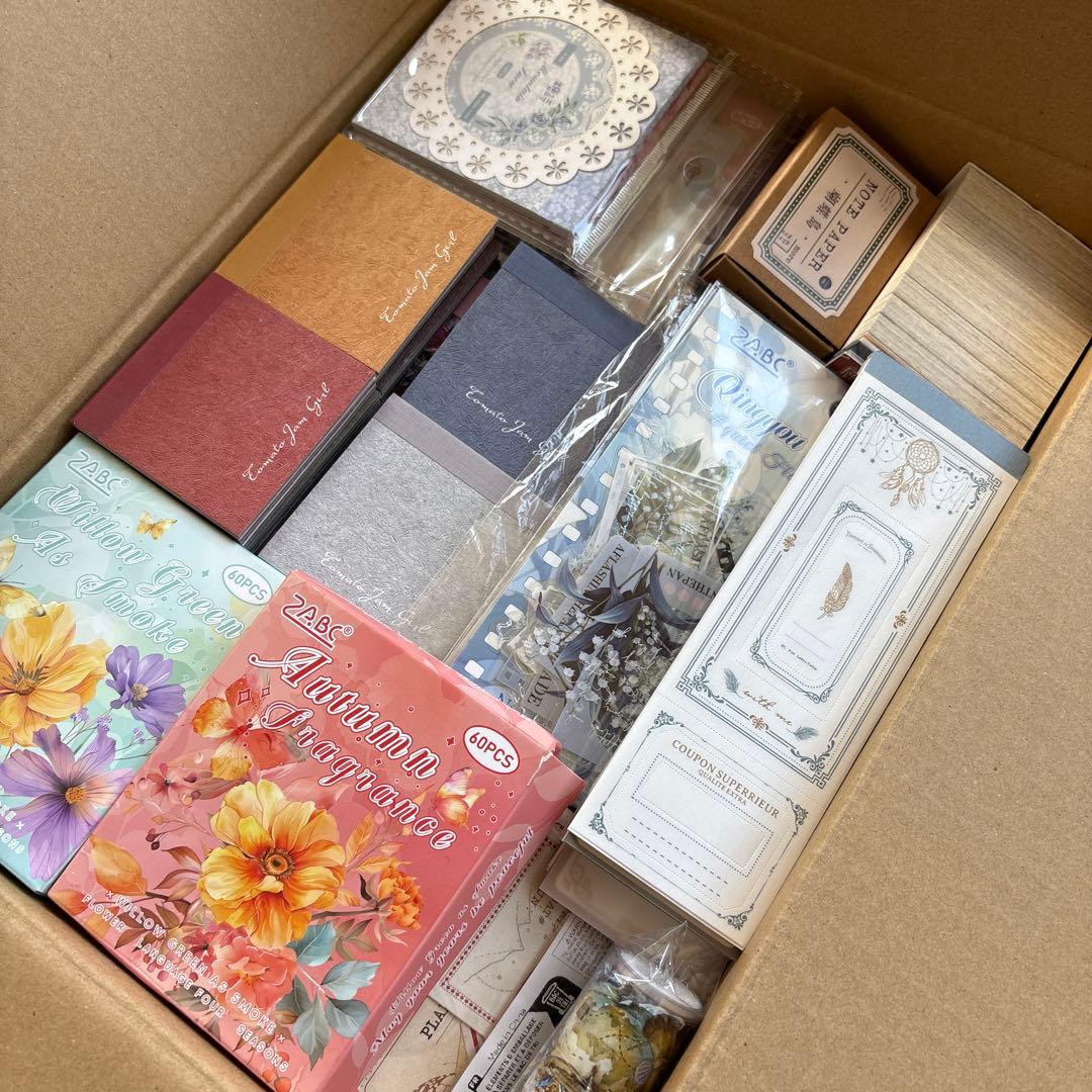 3 断捨離　セット　コラージュ　まとめ　素材　日記　紙もの　おすそ分け