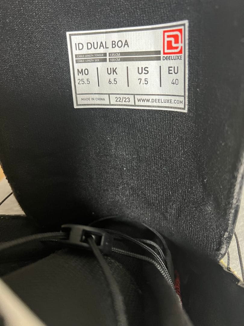 スノーボード 22-23 deeluxe ID DUAL BOA 25.5