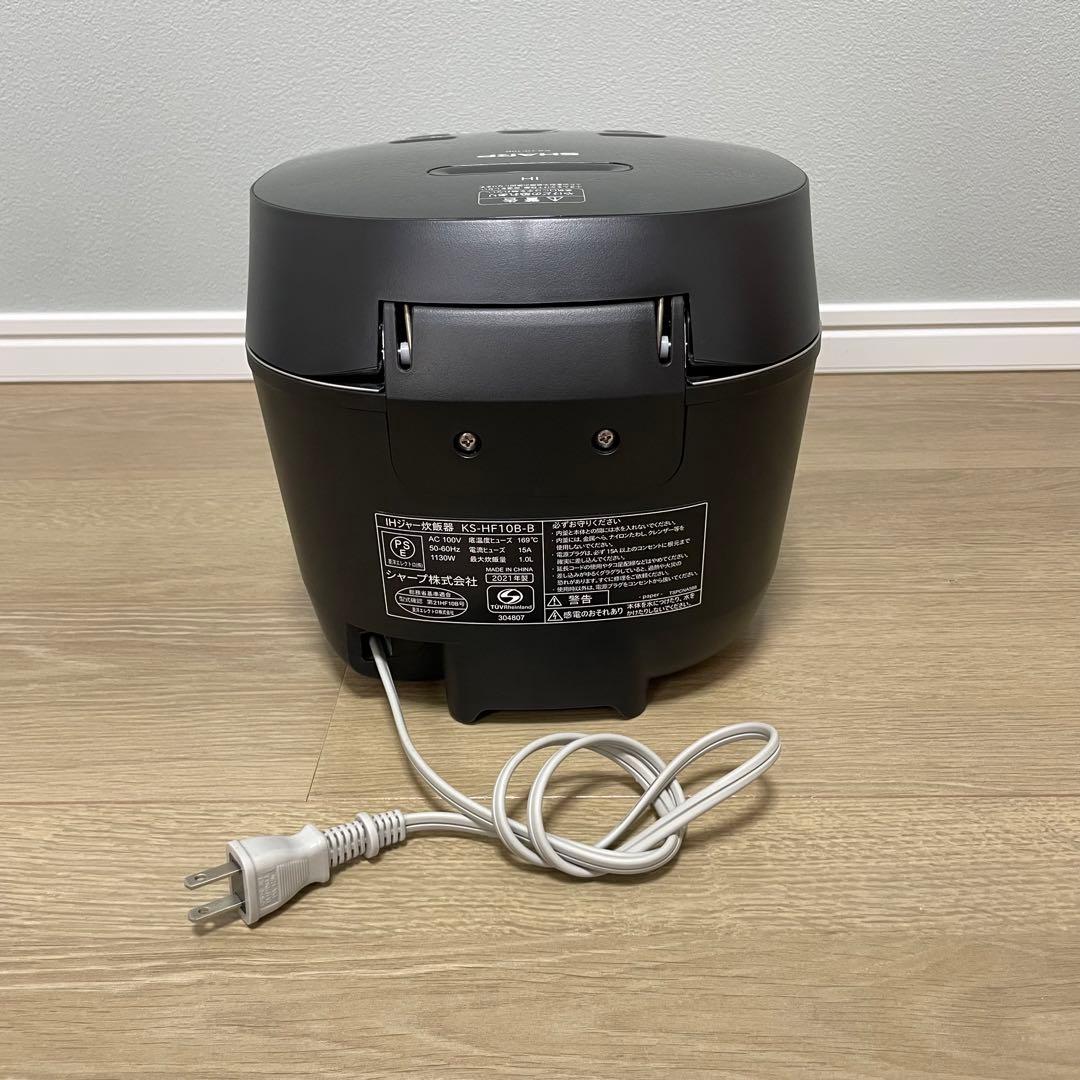 SHARP IHジャー炊飯器 5.5合 KS-HF10B