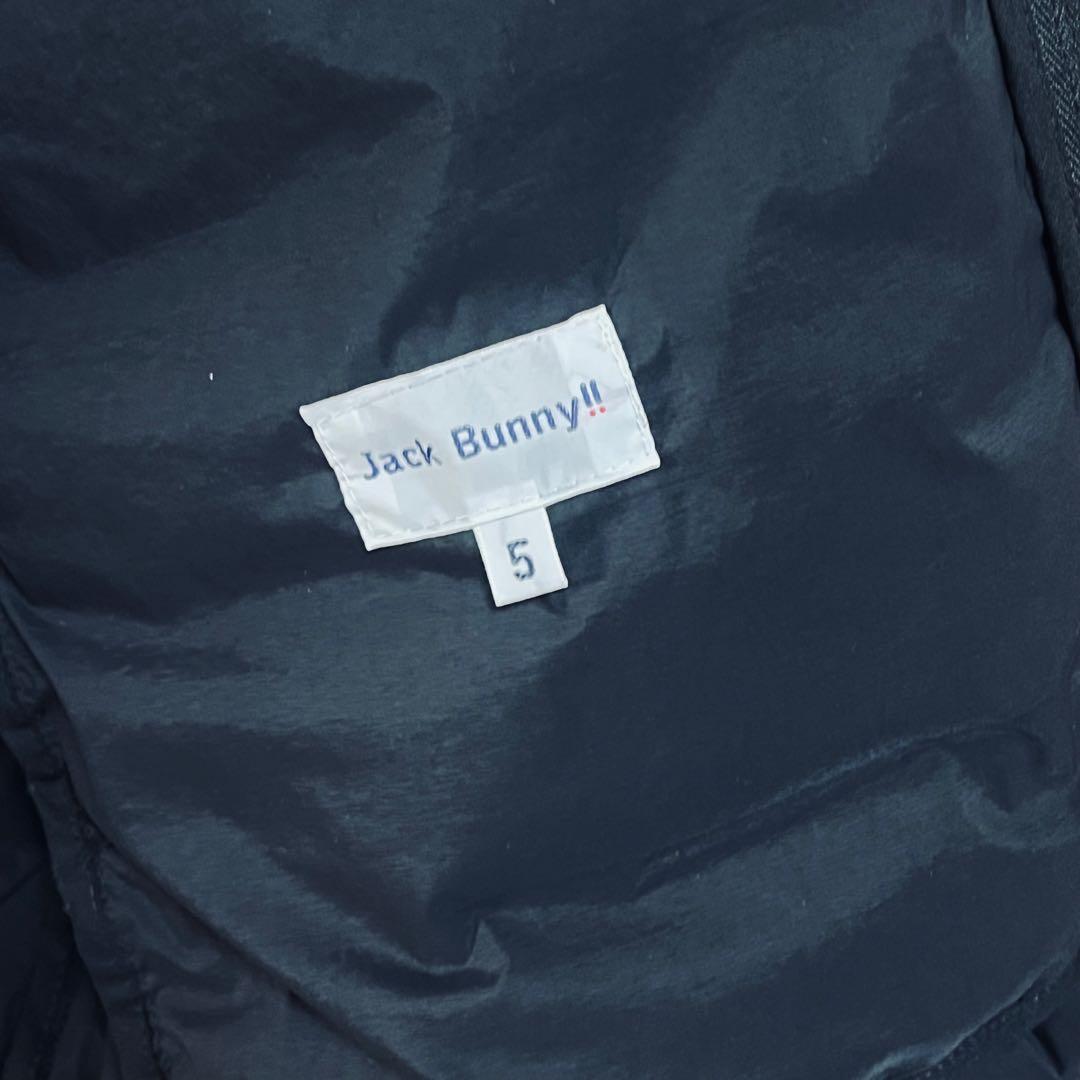 JACK BUNNNYゴルフアウター中綿ジャケット／サイズ5（Lサイズ） 黒