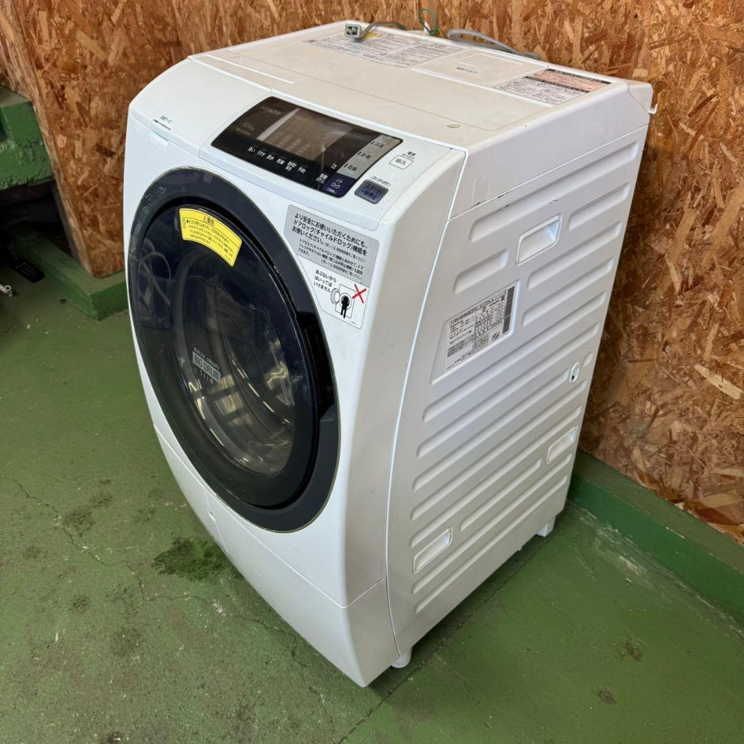29A6 送料設置無料　日立　ドラム式洗濯機　10㌔　乾燥機能付き