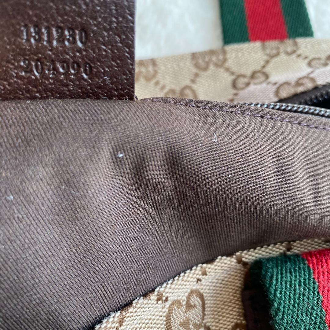 GUCCI シェリーラインGG柄 キャンバス トートバッグ ブラウン 人気モデル