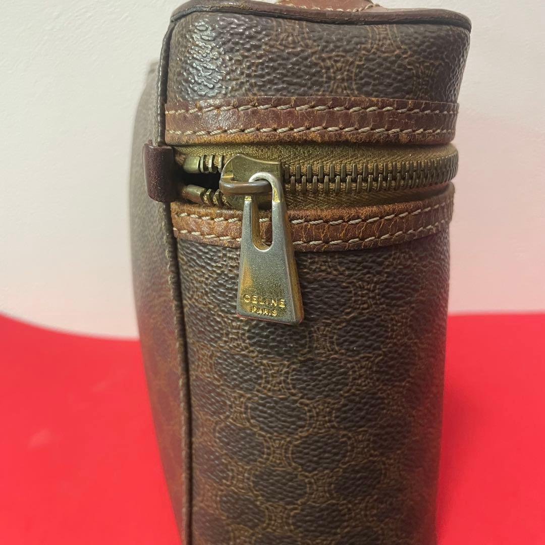 【CELINE 】バニティバッグ ハンドバッグ【マカダム柄】