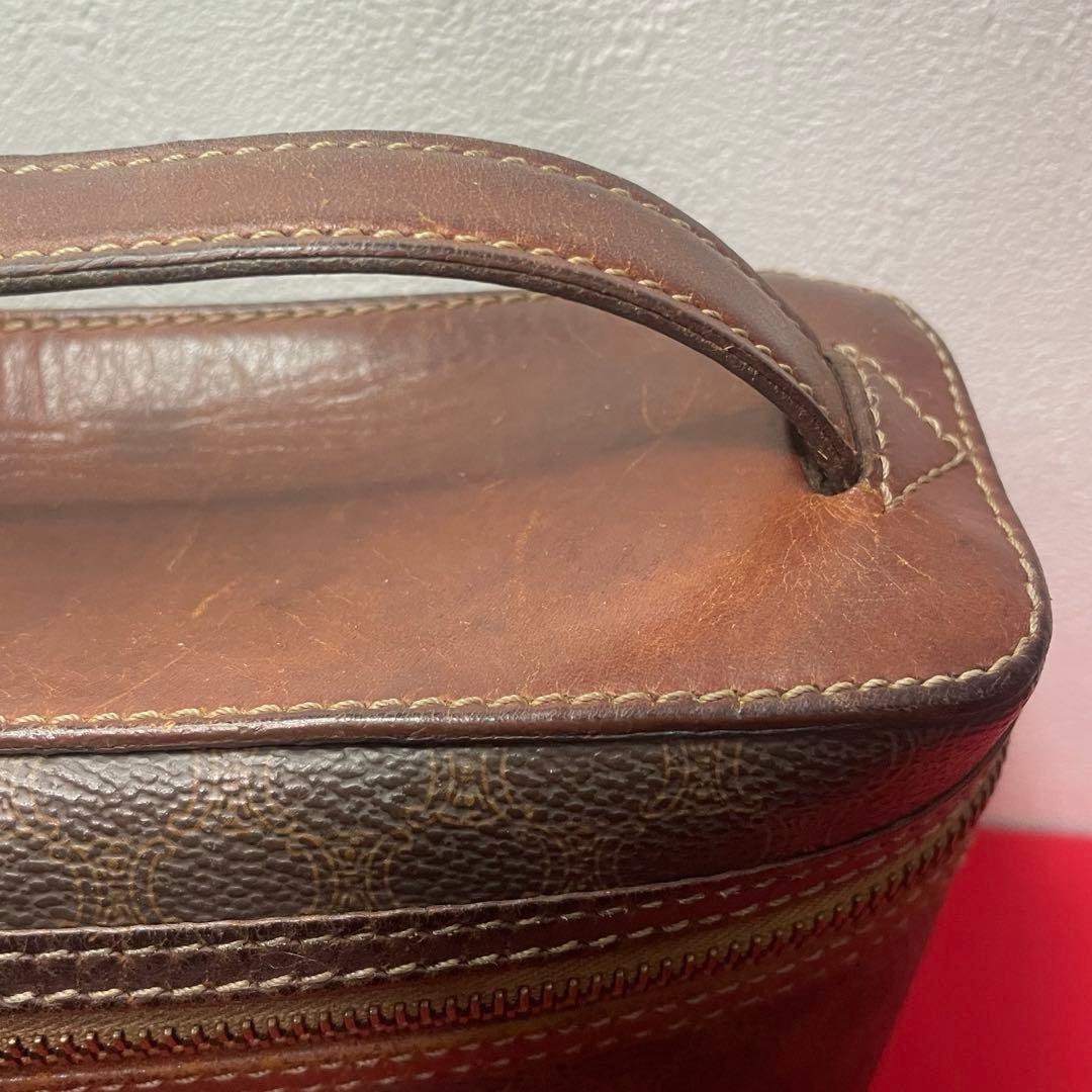 【CELINE 】バニティバッグ ハンドバッグ【マカダム柄】