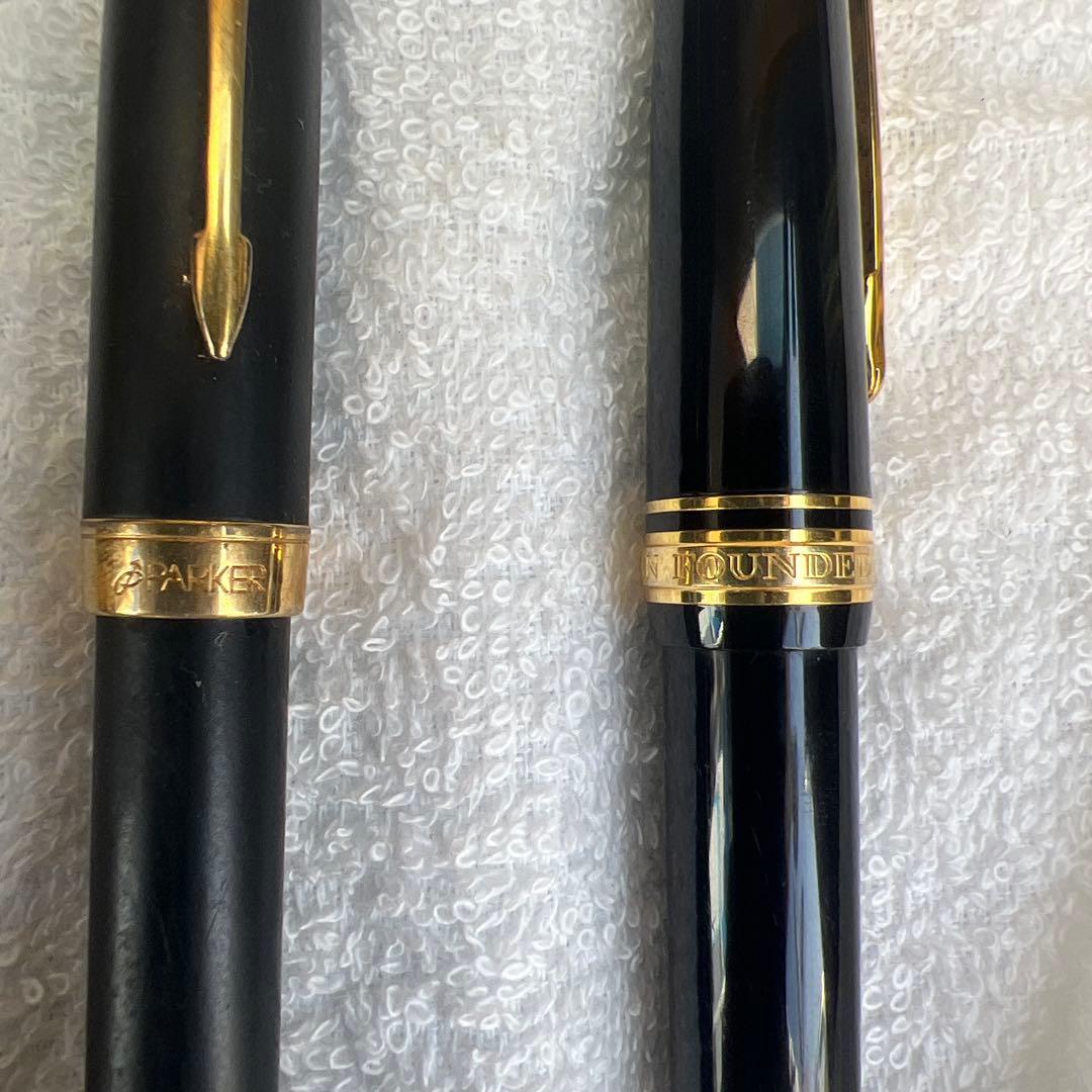 【修理必要】万年筆　4本セット（14K 3本）