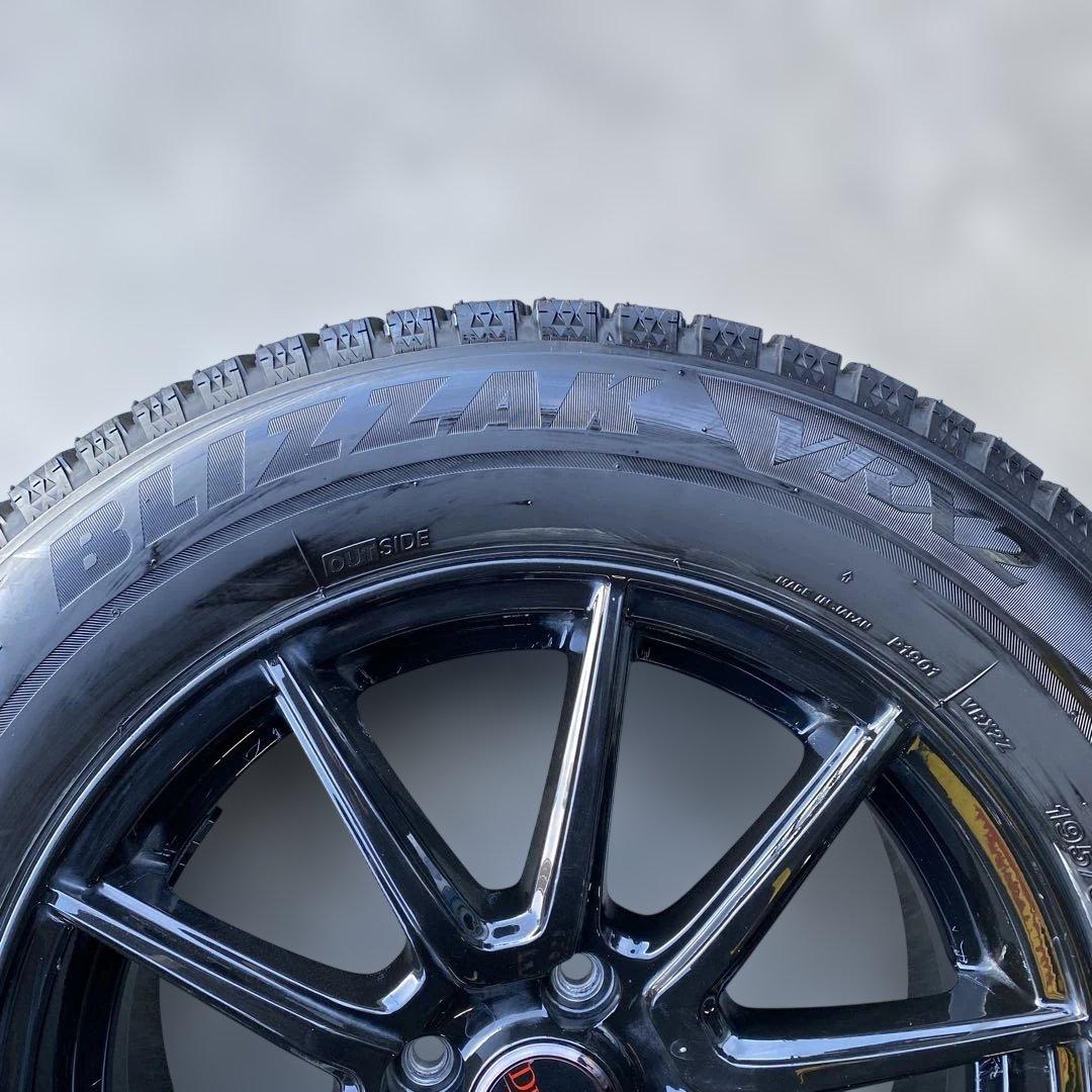 中古バリ溝ブリヂストンスタッドレスセット195/65R16 ライズ、ロッキー