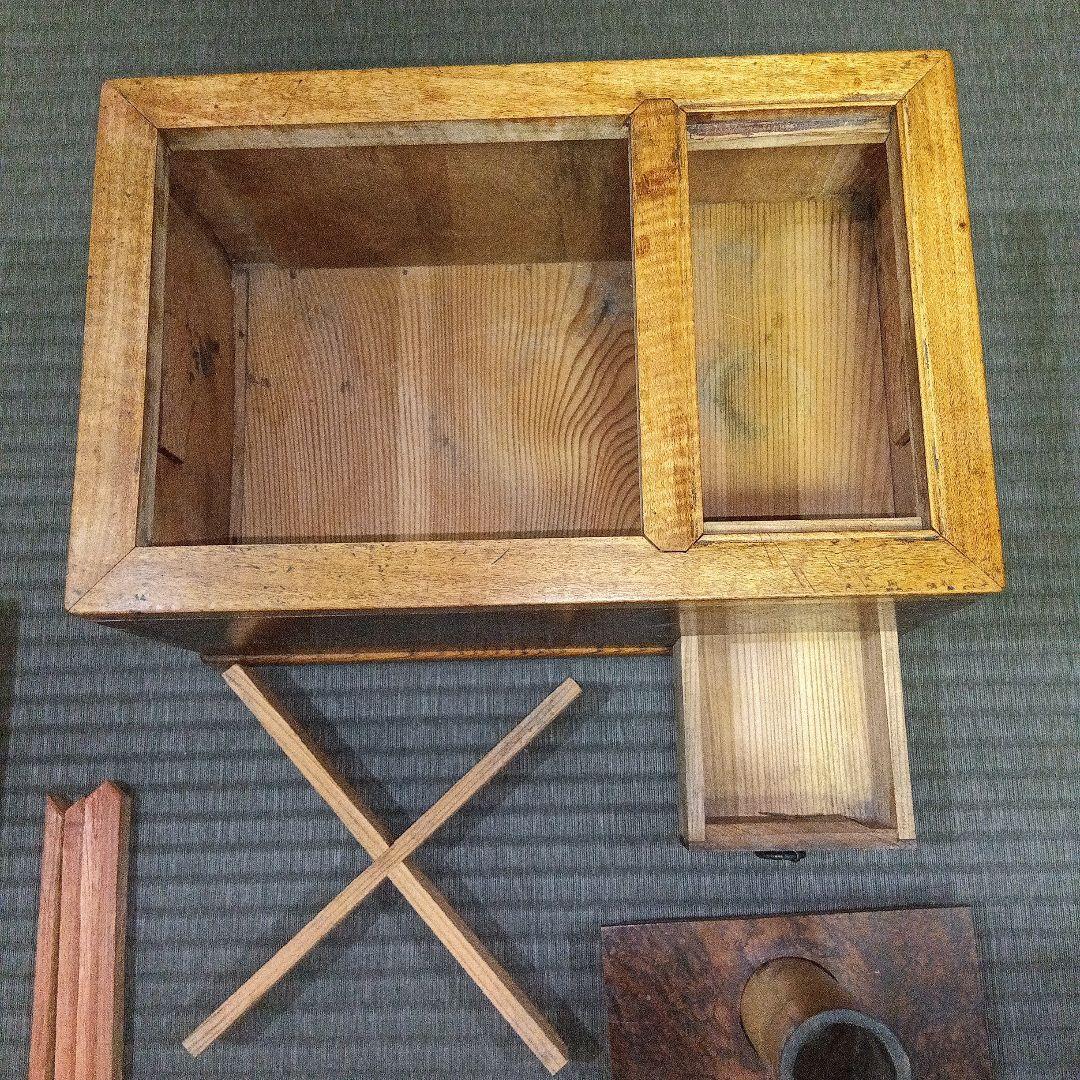 「ビィンテージ アンティーク」古美術 骨董 古道具 デスプレー 煙管盆 実使用品