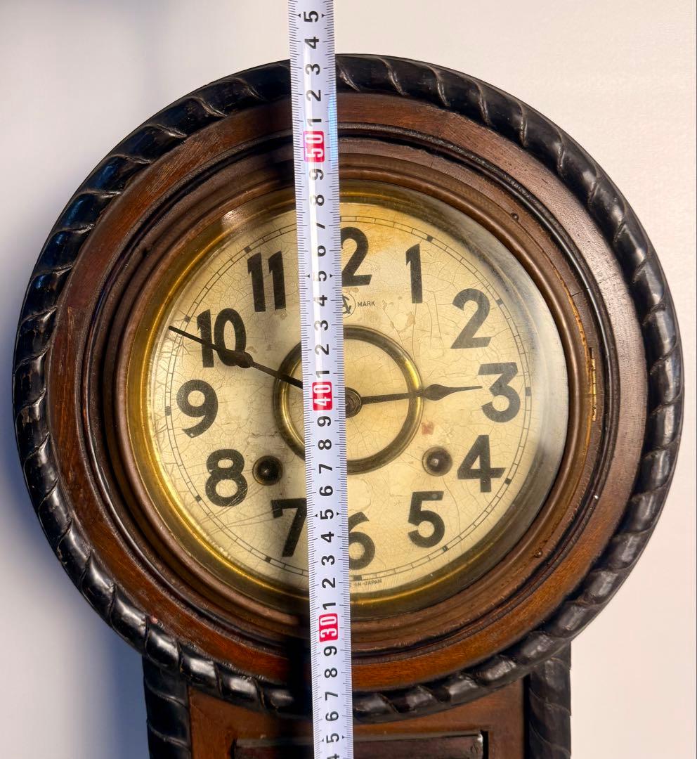 希少 AICHI TOKEI 愛知時計 アンティーク ゼンマイ式 レトロ