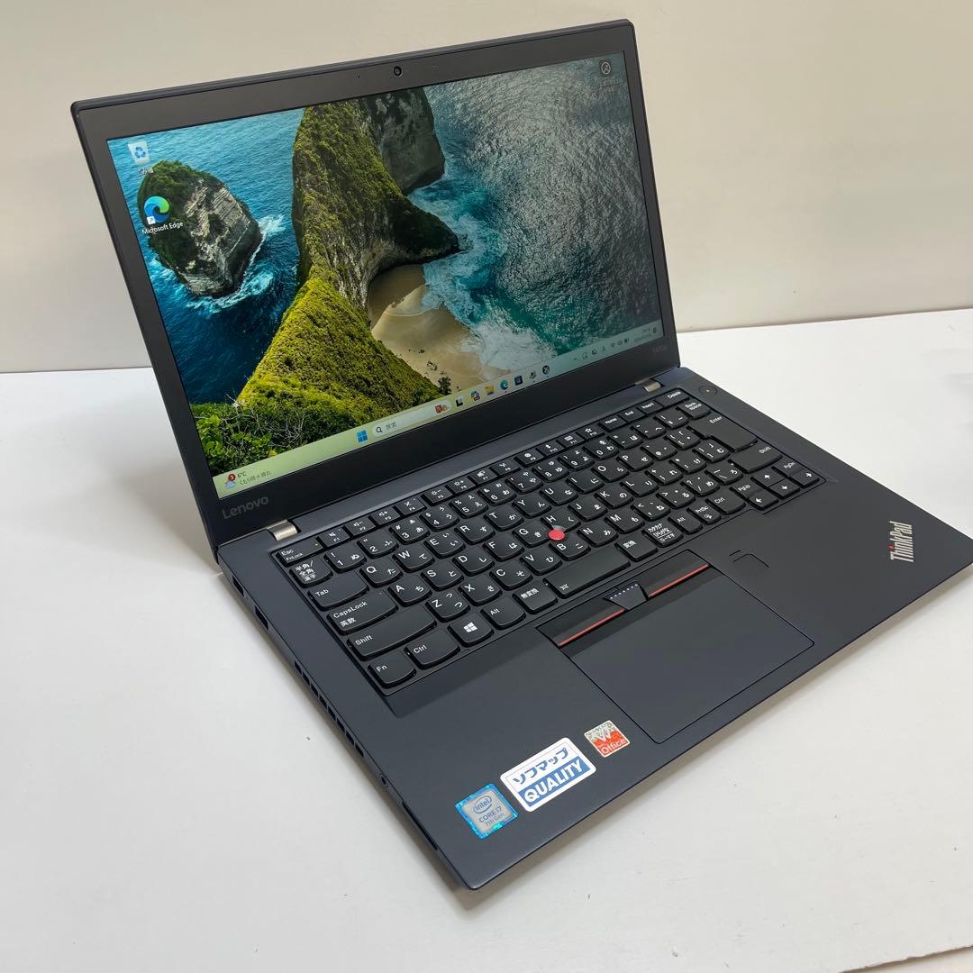 レノボThinkpad T470s i7-7600U 16GB Office付き