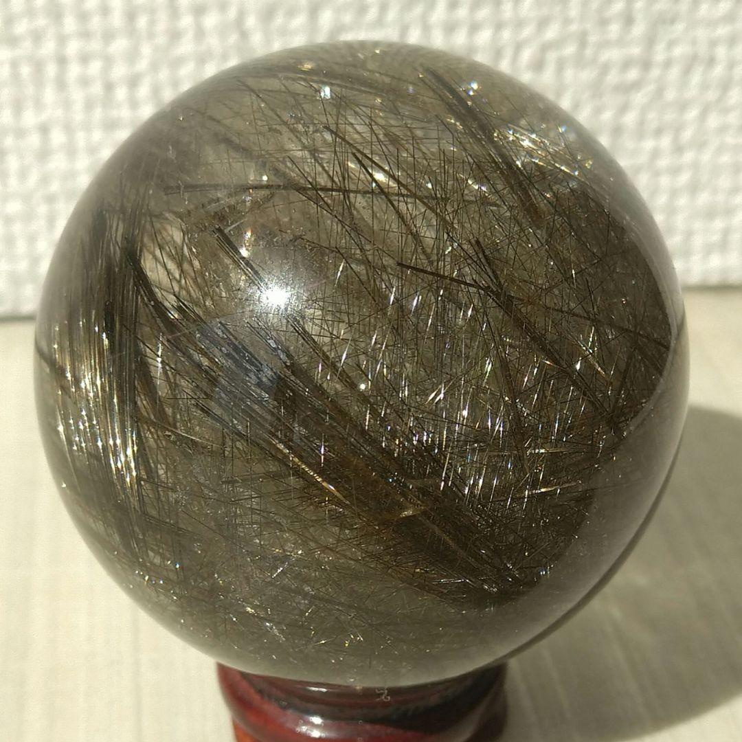値下げＥ-24【 超高品質 別格品 シルバールチル】丸玉 57㎜玉 272グラム