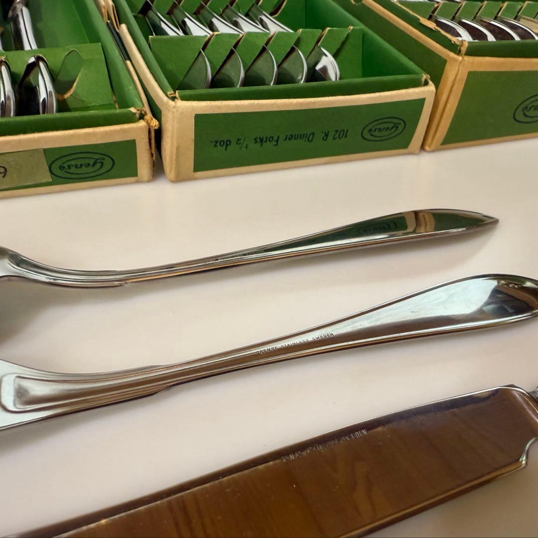 Gense 18p Swedish cutlery カトラリー セット