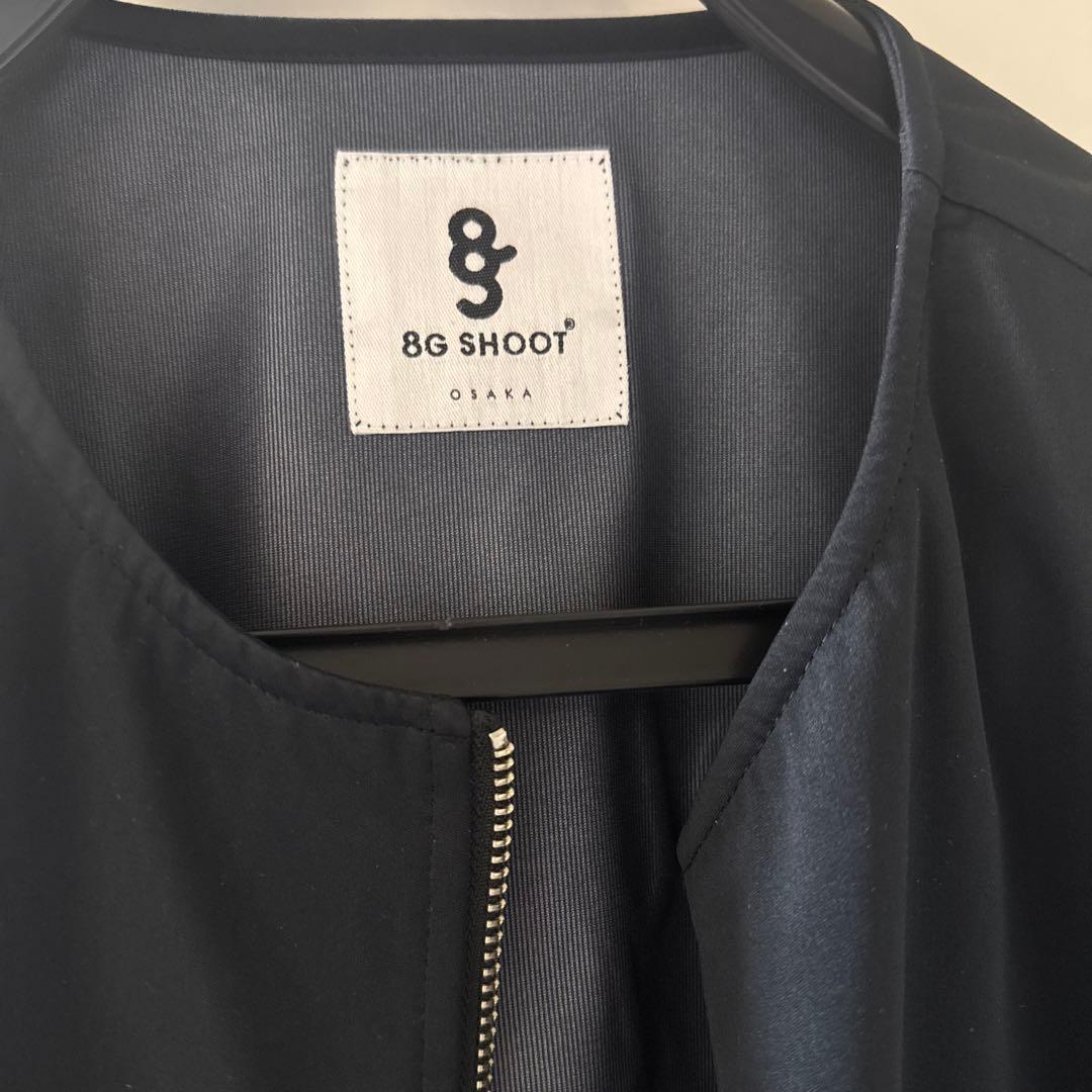 メンズウェア 8gshoot 8g shoot COLLARLESS ZIP JACKET