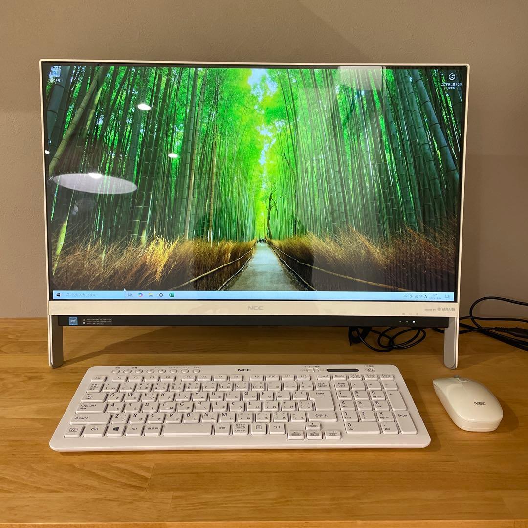 NEC デスクトップパソコン一体型PC-DA350HAW 12GB