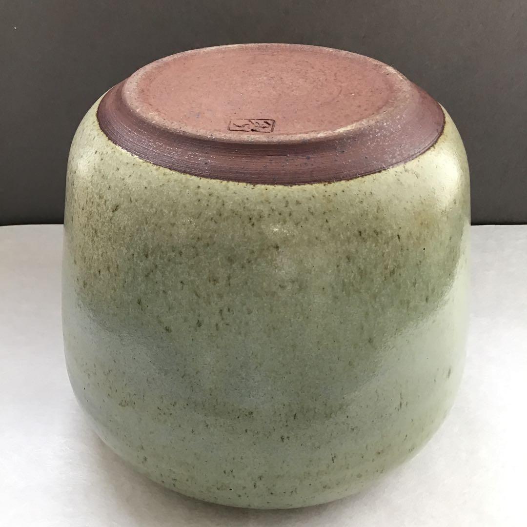 茶道具　水指　伊勢　美夜之窯　八木秀夫作　栞　共箱　S63MS