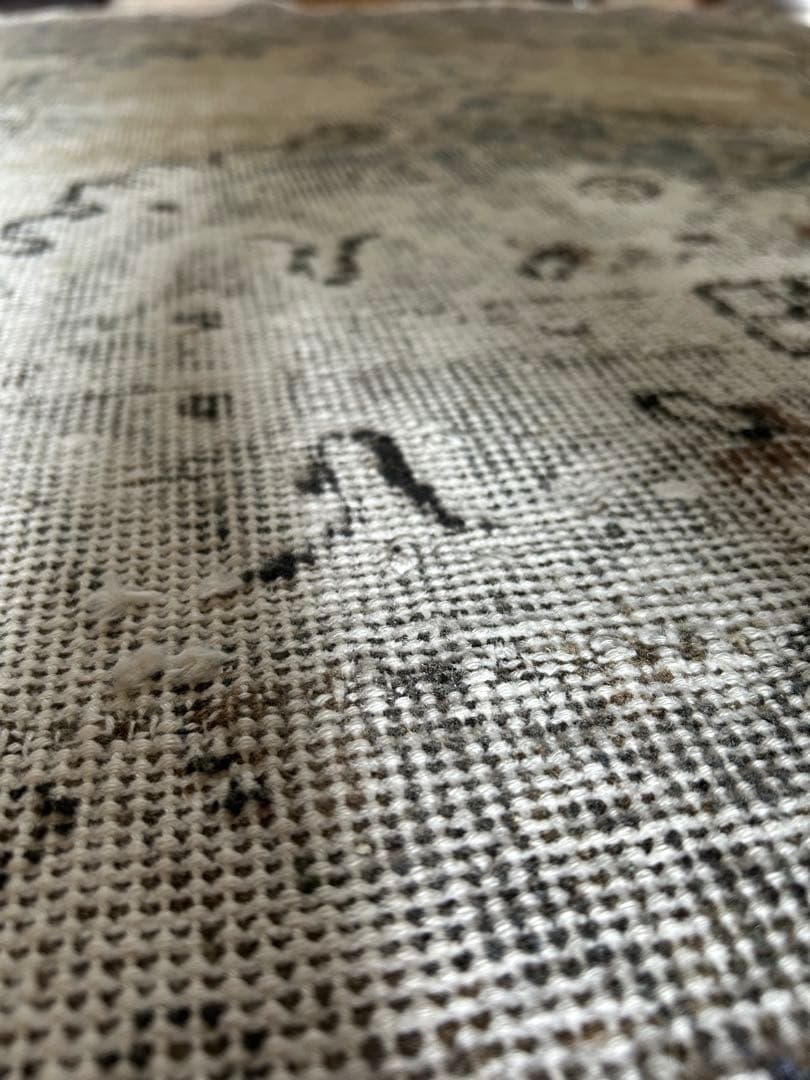 113×202 shabby chic style トルコ ヴィンテージラグ