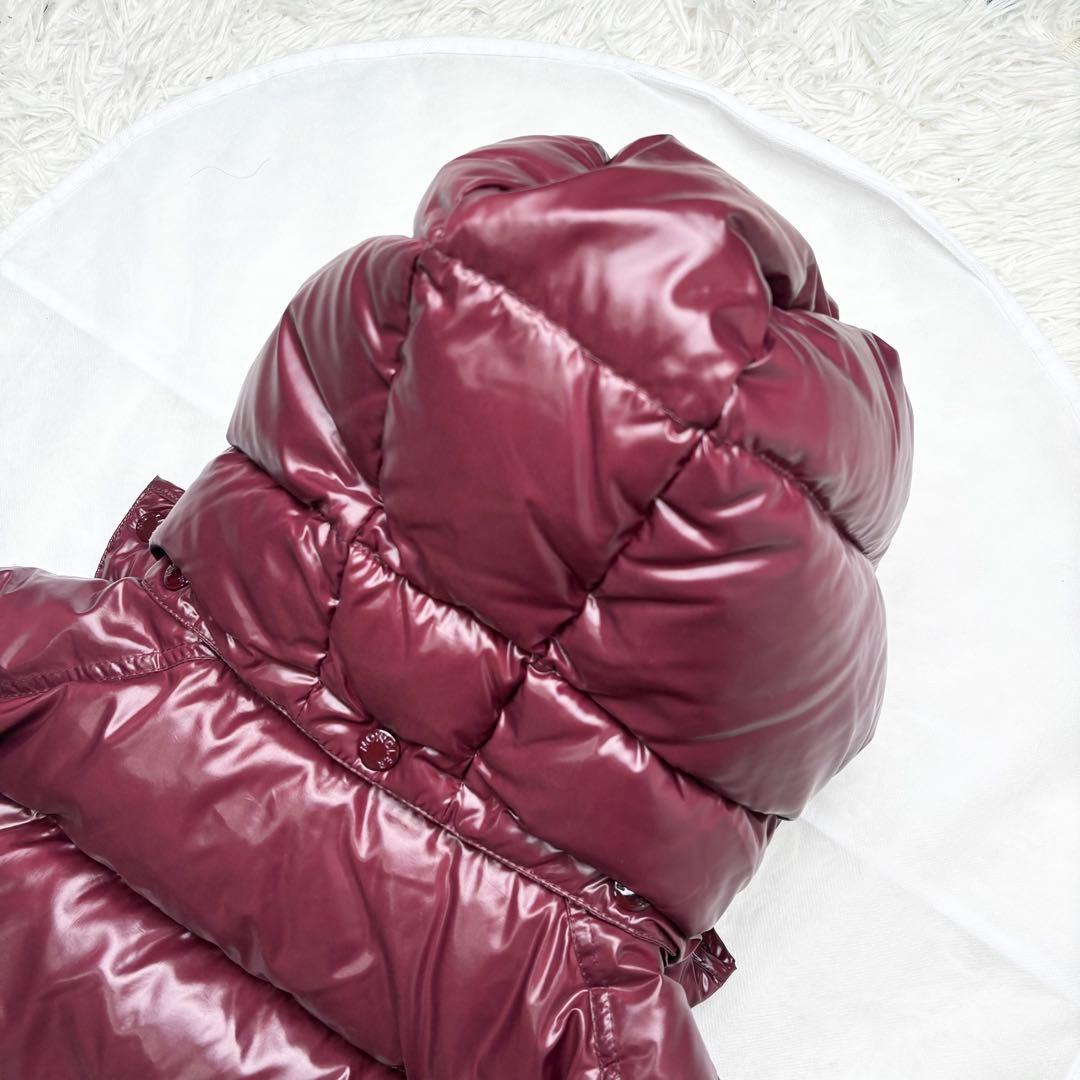 モンクレール ダウンジャケット MAYA 希少サイズ4 フード ロゴワッペン