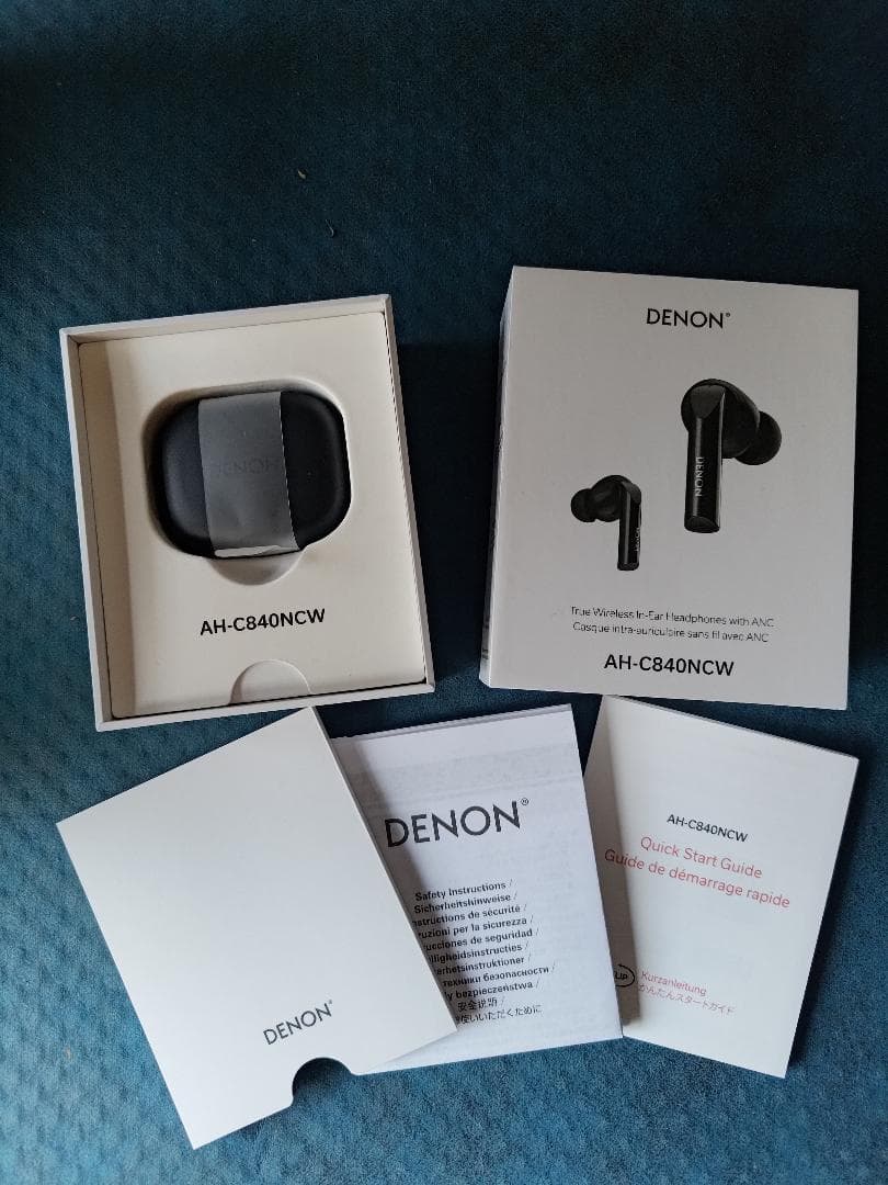 DENON AH-C840NCW ワイヤレスヘッドホン：試聴のみ新同品
