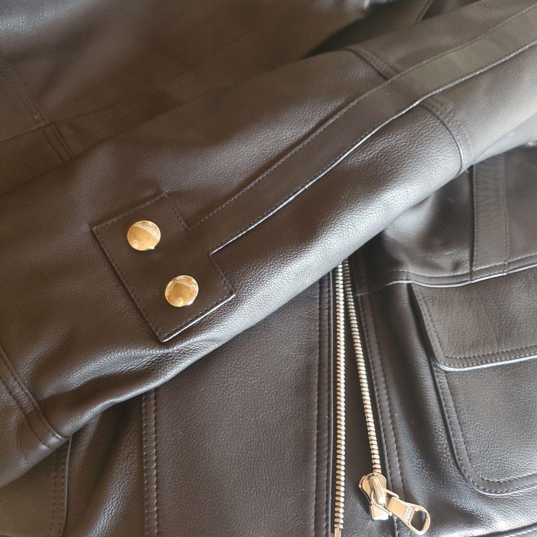 ロエベ 本革レザーのライダースジャケット