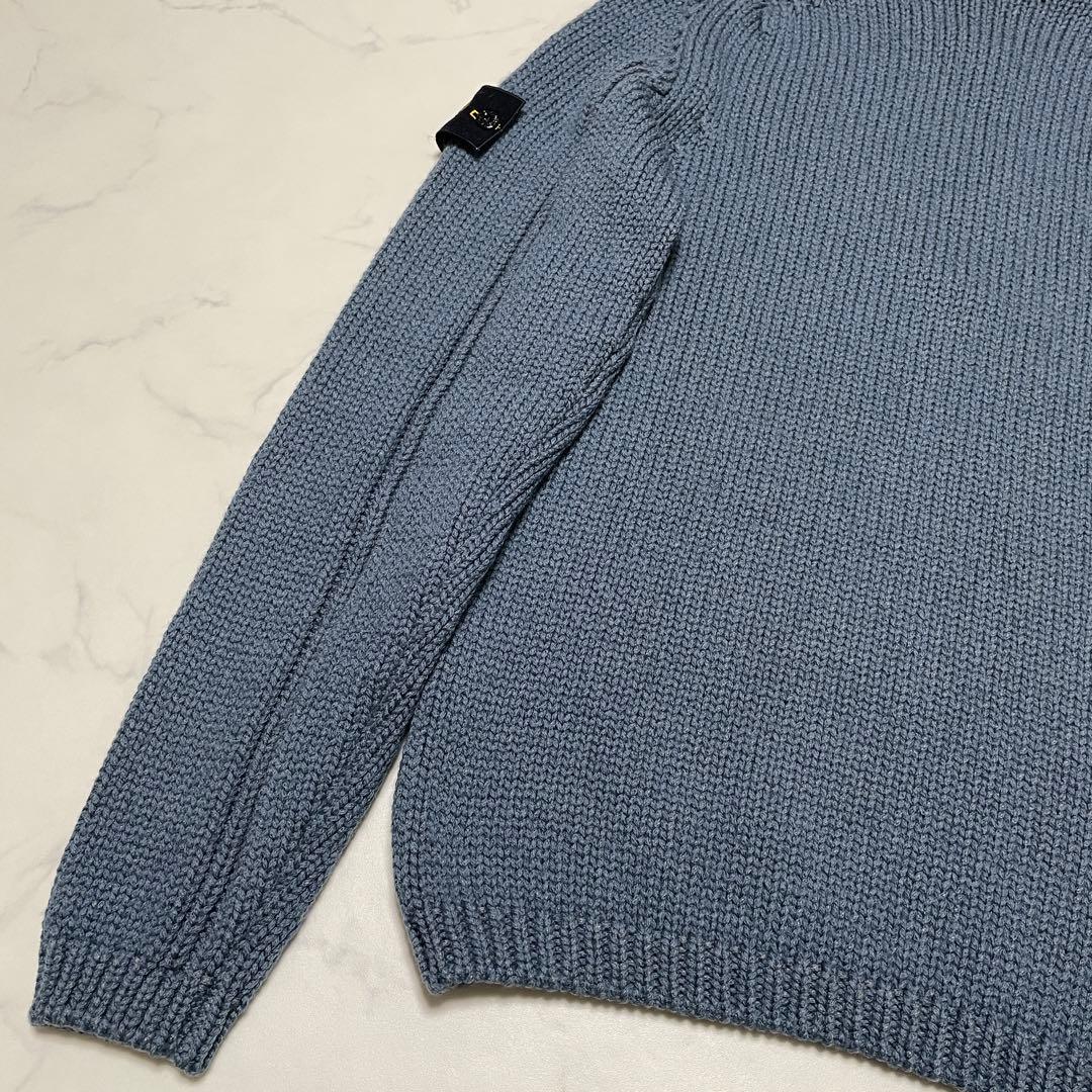 STONE  ハーフジップ ミドルゲージ ニットセーター Mサイズ