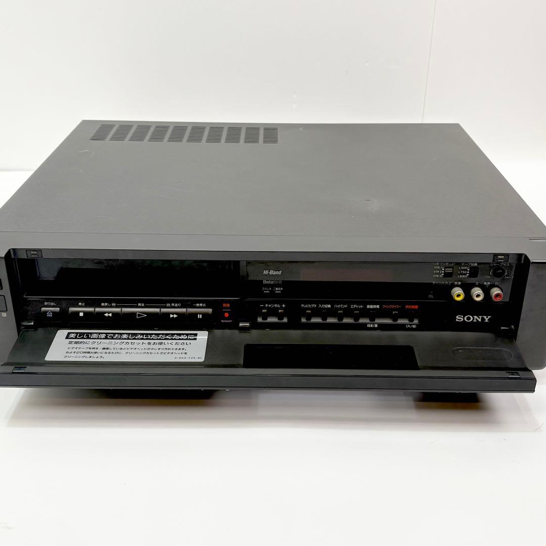 SONY SL-200D ベータデッキ 再生確認済 リモコン付き