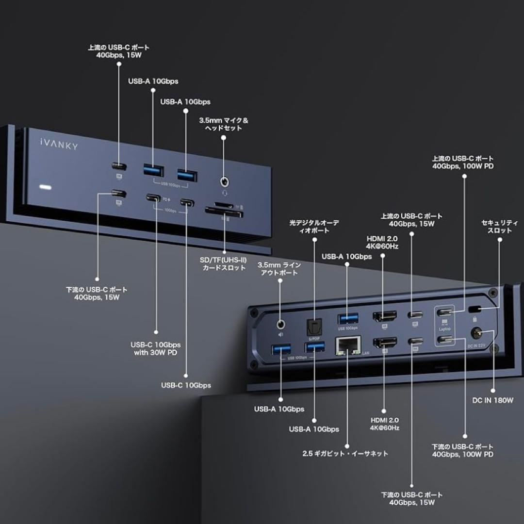 【アンリ】iVANKY FusionDock Max 1