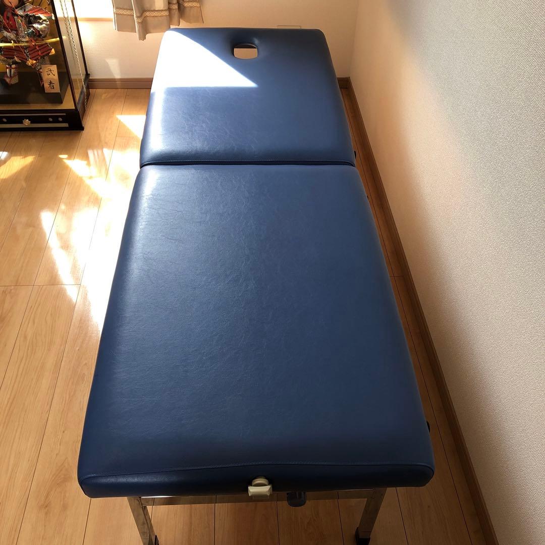ふじおとさん専用 整体ベッド　青色 折りたたみ簡易ベッド 2004年製