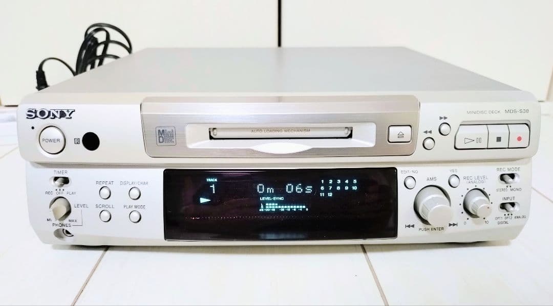 【希少】SONY ソニー MDデッキ MDS-S38 MD☆
