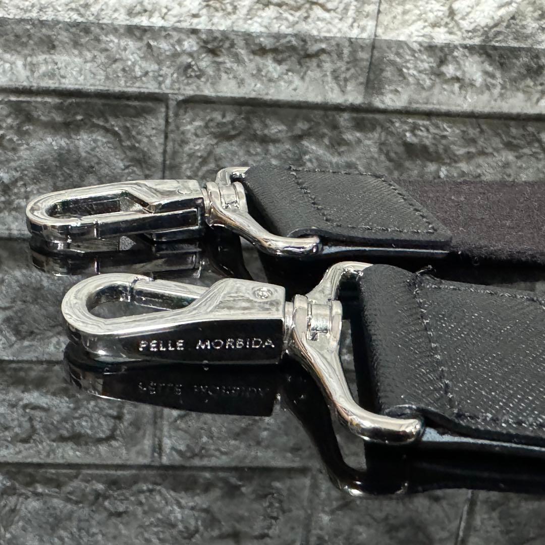 【PELLE MORBIDA】 2WAY Capitanoビジネスバッグ 黒