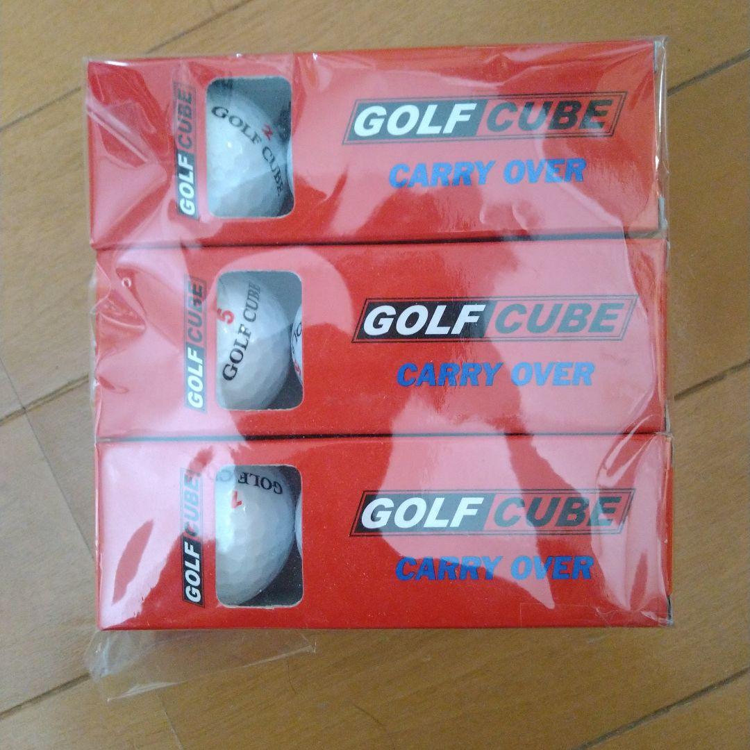 GOLF CUBE ゴルフバッグ+ クラブ１０本+新品ゴルフボール３ダース付