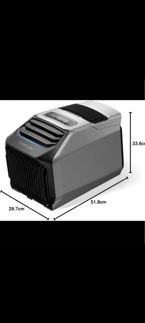 【超美品】エコフローwave2 EcoFlowポータブルエアコン　専用ダクト追加