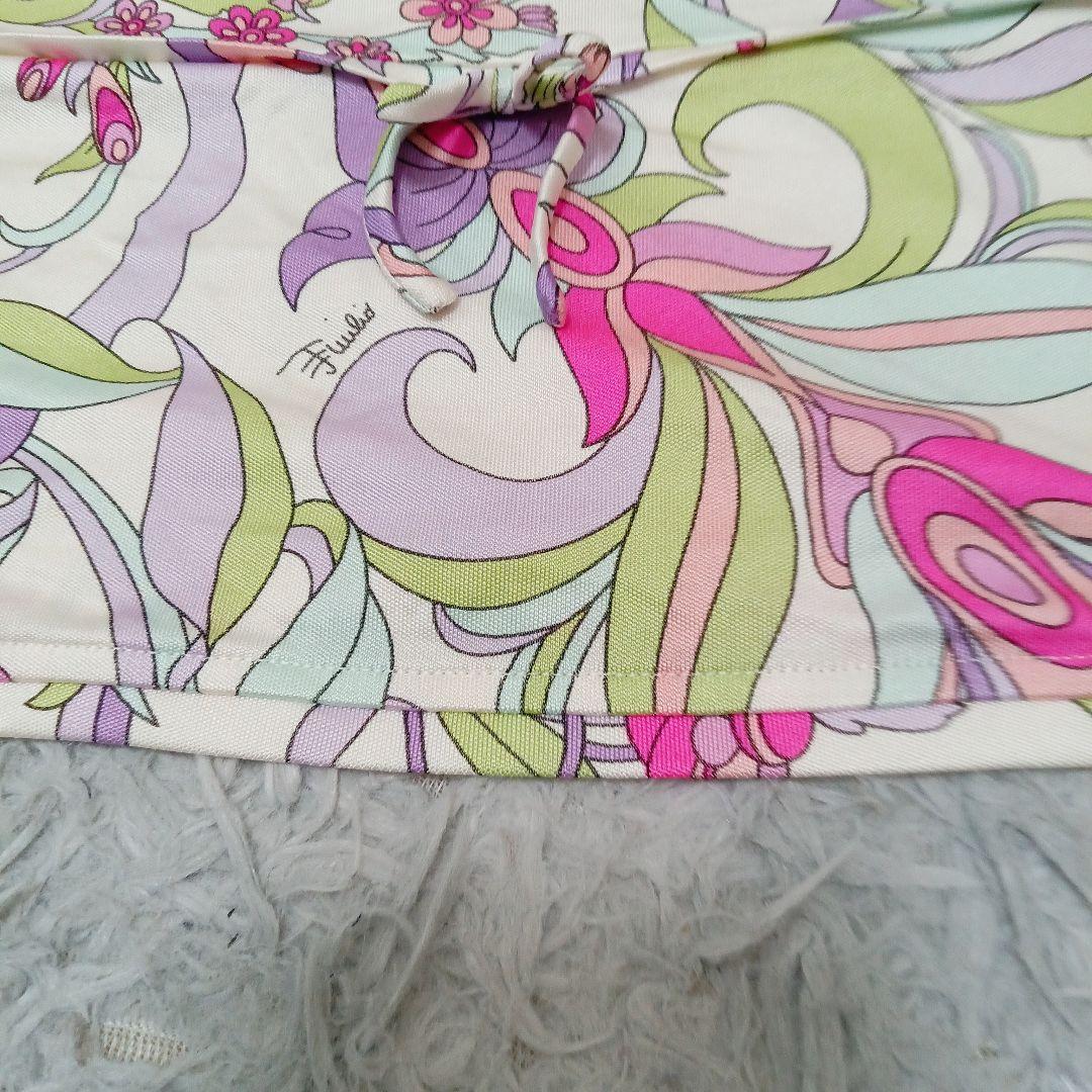 ​シルク100% EMILIO PUCCI キャミソール プッチ柄 LVJタグ