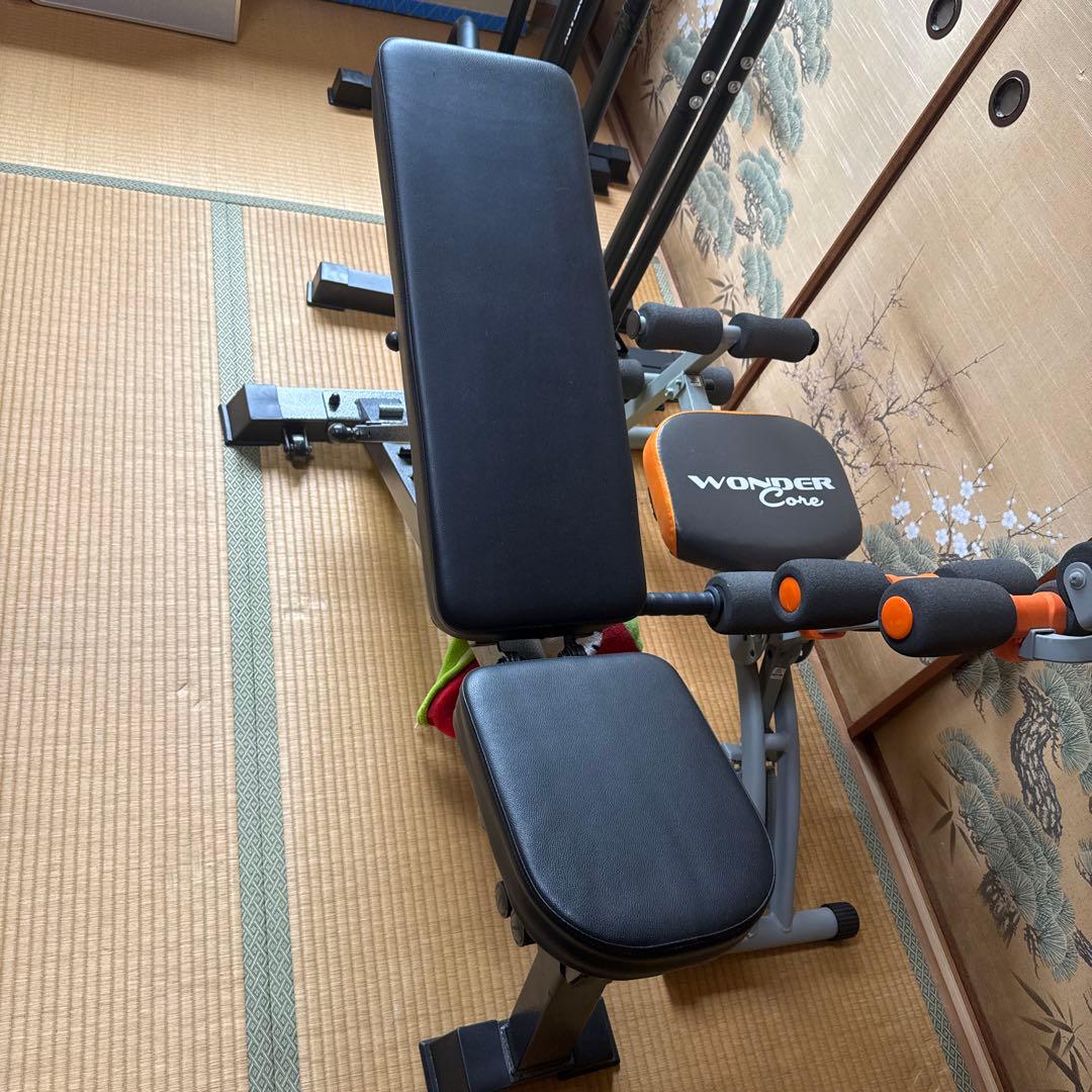 可変式ダンベルインクラインベンチWONDER Coreセット　引き取りのみ