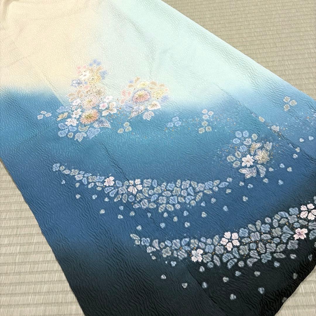 正絹　訪問着《辻ヶ花》