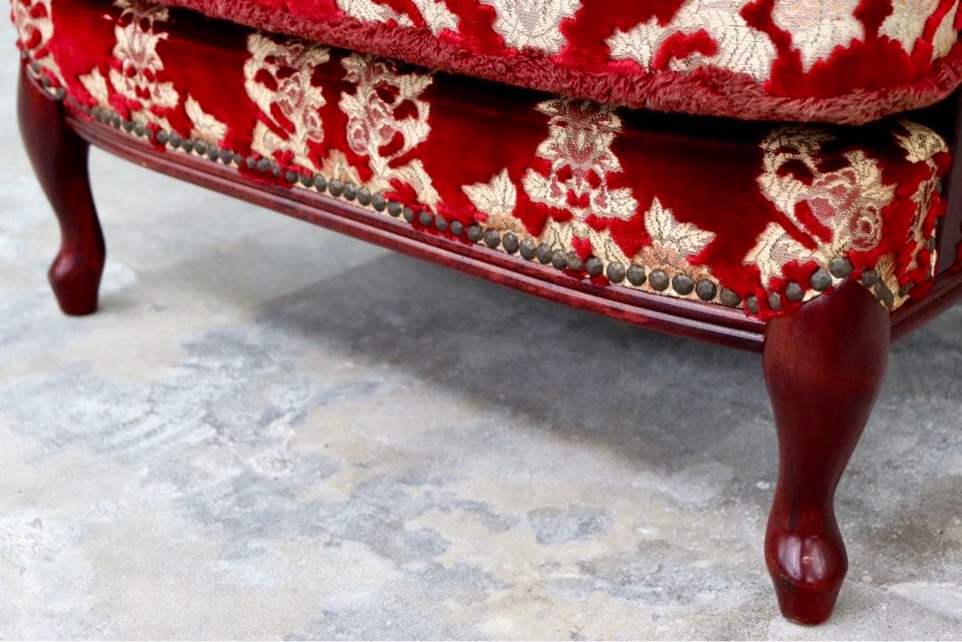 GMIH14A○イタリア製 金華山織 アームチェア 椅子 1人掛けソファ シング