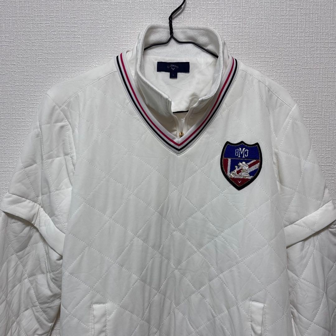 キャロウェイ 長袖ハイネックプルオーバー中綿入り4WAY キルティング