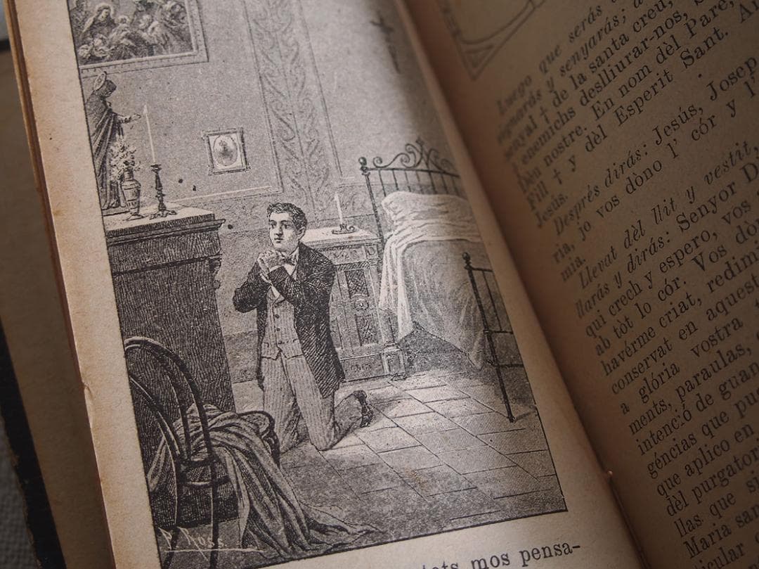 カトリック 古い本ミサ典礼書 MISAL 1913年 キリスト /K268