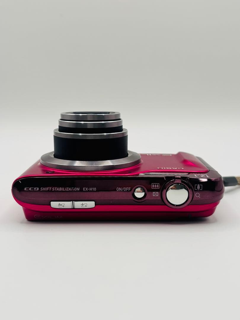 【美品】CASIO EXILIM EX-H10 ピンク 動作品 オールドコンデジ