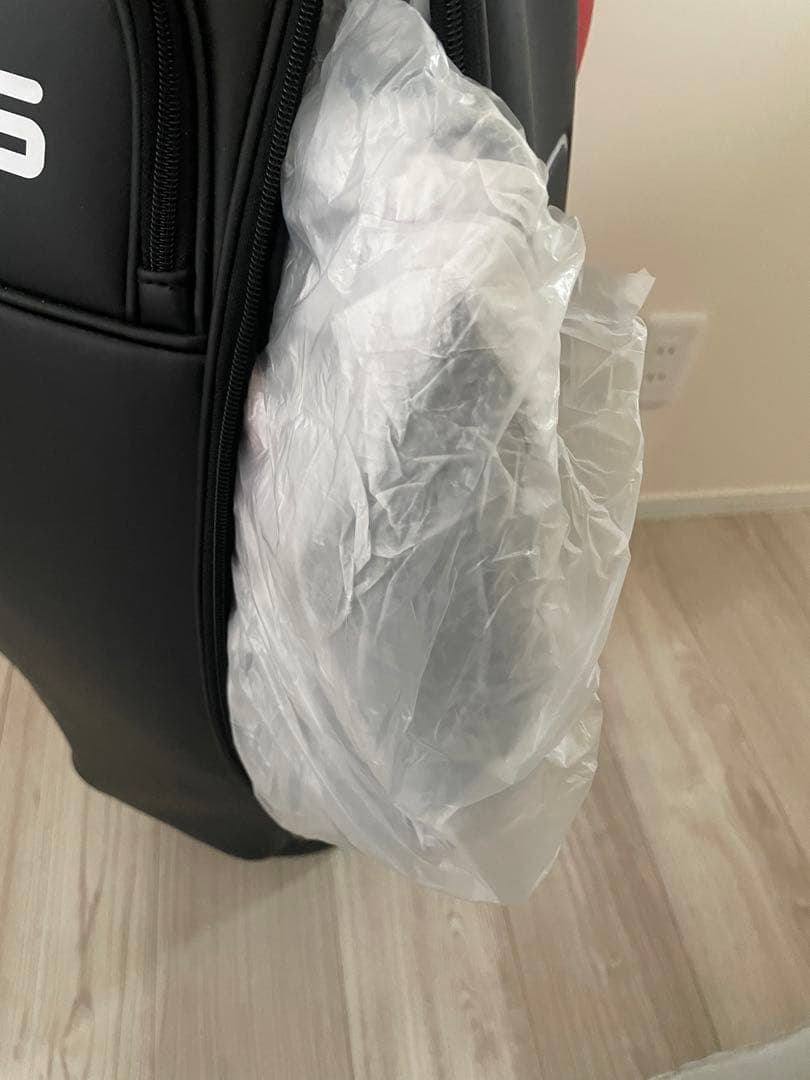 新品　PING キャディバッグ 35544-01 レッド　ブラック